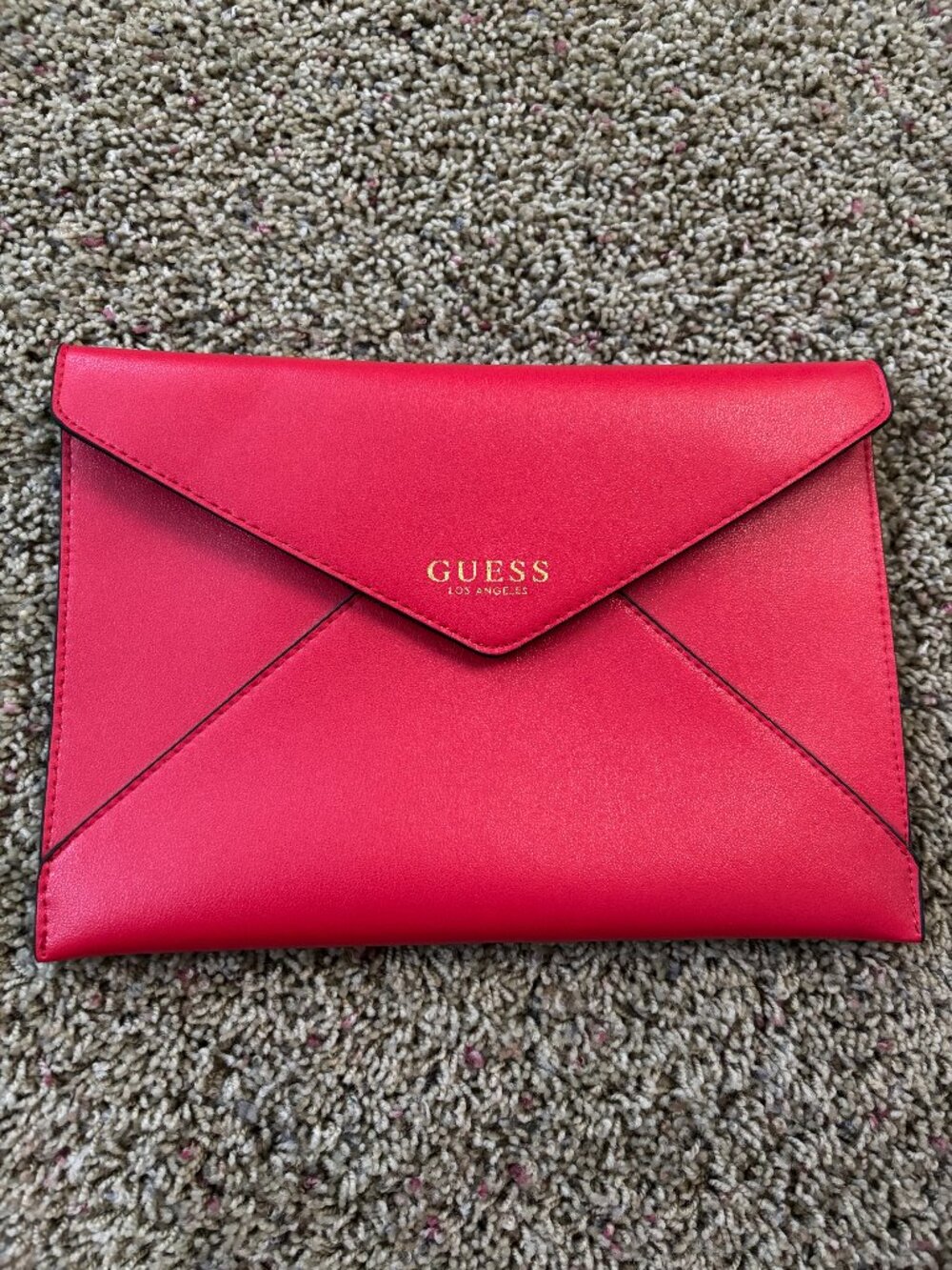 Guess Los Angeles Envelope Clutch - Red